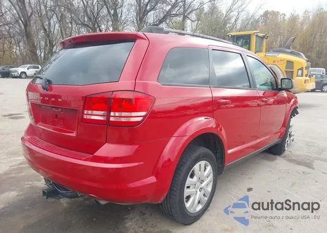 2018 Dodge Journey Se z USA, uszkodzony, nr VIN 3C4PDCAB3JT443560